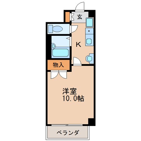 カーサ新栄の物件間取画像